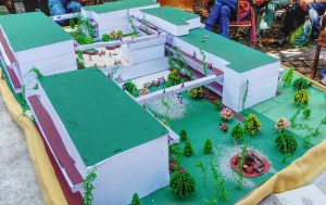 Zukünftige MGWW Wohnanlage im 3D Modell (Bastelarbeit)